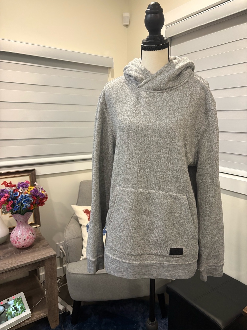 WindRiver T-Max Heat Grey Pullover Crossover Hoodie - Large